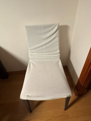 Fundas Sillas EBETA Elásticas (6 uds) Beige