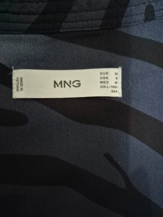 Vestido estampado cebra