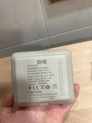 Batería portátil inalámbrica