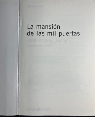 La mansión de las mil puertas  Jordi Sierra | Fabr