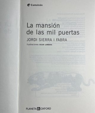 La mansión de las mil puertas  Jordi Sierra | Fabr