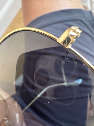 Gafas de Sol Ray-Ban Aviator Negro/Doradogg