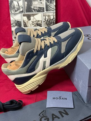 Zapatillas Hogan H665 Azul/Gris Talla 43