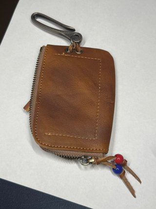 Cartera de piel para llaves