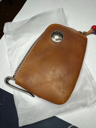 Cartera de piel para llaves
