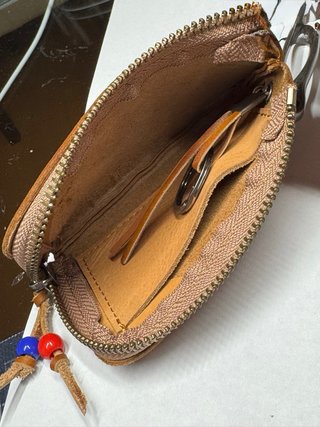 Cartera de piel para llaves
