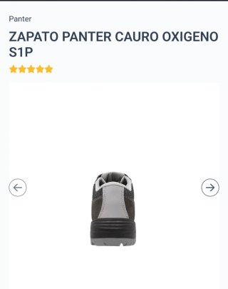 Zapatos Panter Seguridad S1P Nuevos