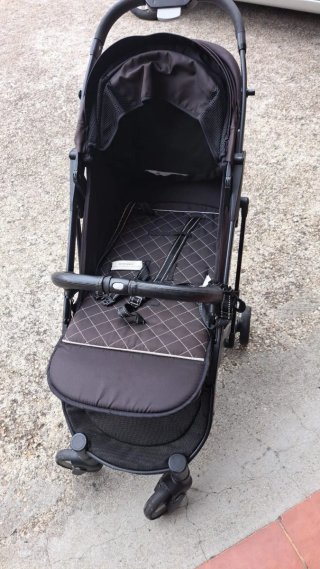 Silla de paseo Nanetty negra