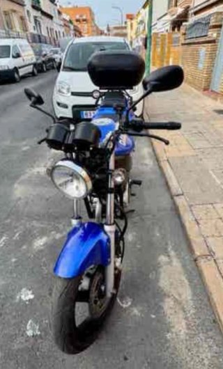 Daelim Roadwin 125 Azul Negra