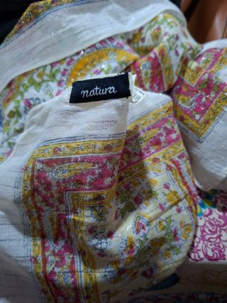 Fular NATURA Multicolor con detalles florales