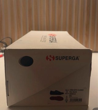 Superga Negras Nuevas Talla 46
