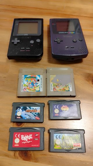 2 Consolas GameBoy Color y Pocket + 7 Juegos (leer