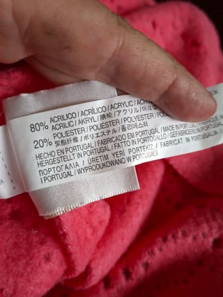 Manta Zara Home rosa sin estrenar