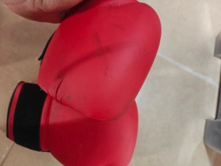 Guantes Boxeo Decathlon 14oz Rojos