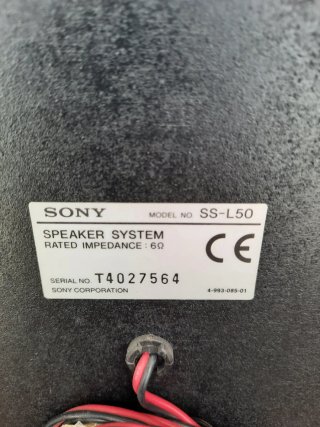 Altavoces Sony Negros