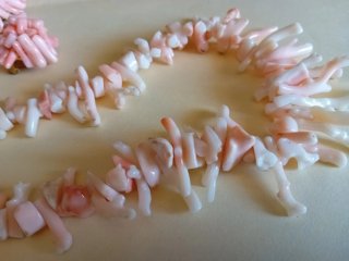 Collana ed Orecchini  Corallo Rosa