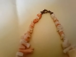 Collana ed Orecchini  Corallo Rosa