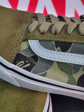 Zapatillas Vans Old Skool DX Bape Green Unisex T37