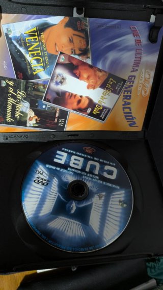 DVD Cube Miedo Paranoia Suspense Terror
