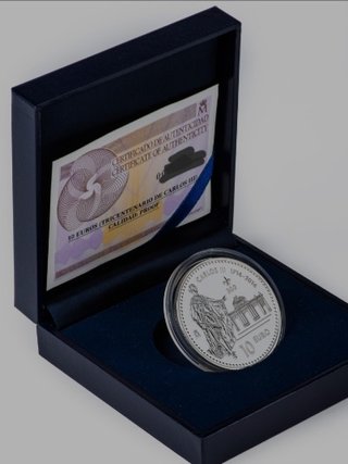10 Euro Plata Carlos III 2016..solo 1500 piezas RR