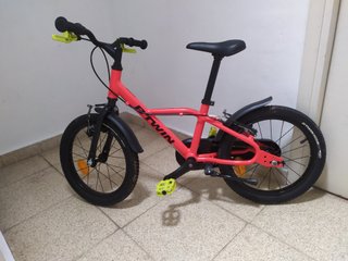 Bicicleta Infantil B'Twin Roja