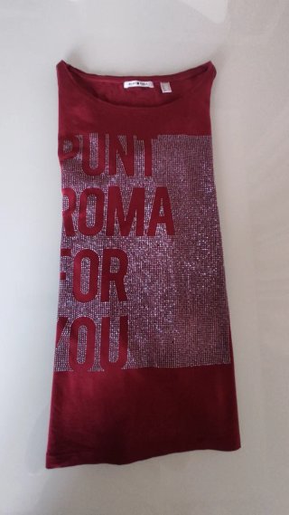 Camiseta Punto Roma granate talla M