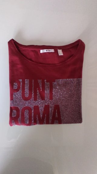 Camiseta Punto Roma granate talla M