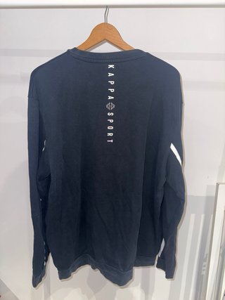 Sudadera Kappa Negra Talla XXL
