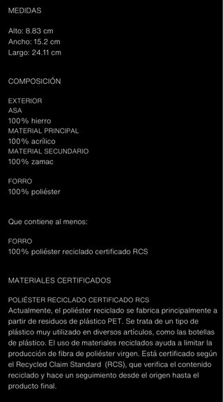 Clutch nacarado de Zara con cierre metálico