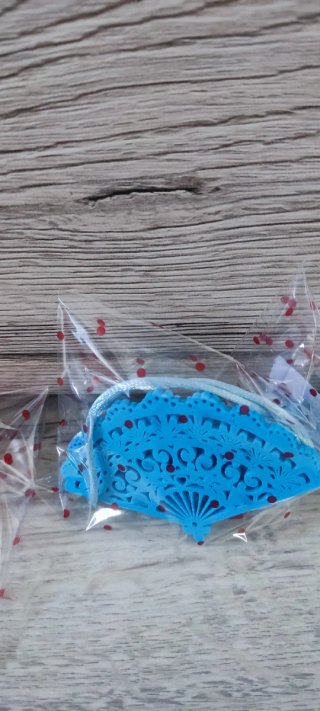 Porta abanicos y pins 3D