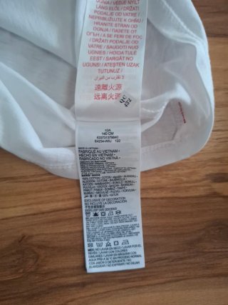 Camiseta Levi's Blanca Talla 10A
