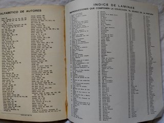Álbum y calendarios El mundo de la pintura