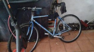 Bicicleta azul
