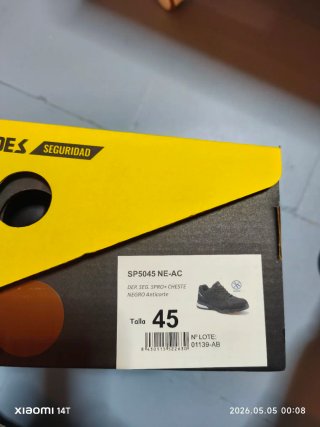 Zapatos de seguridad Paredes Talla 45