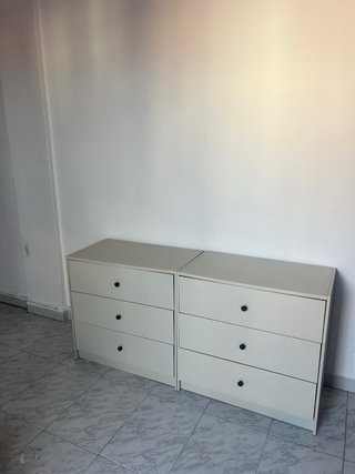 Dos Cómodas GURSKEN 3 cajones beige