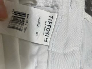 Peto corto blanco T 7-8
