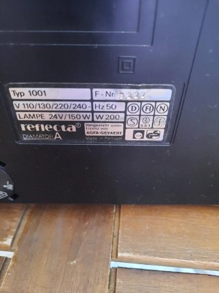 Proyector Diapositivas Reflecta Diamator A