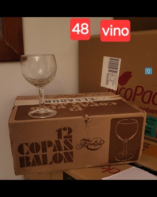 48 Copas de Vino nuevas