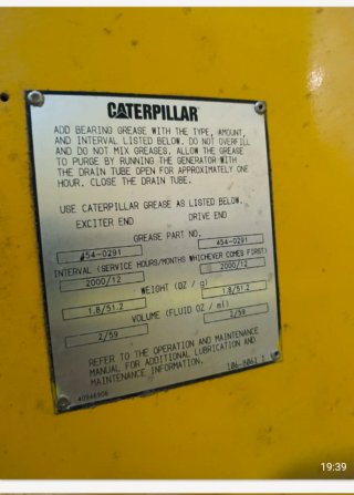 Generador Caterpillar Gas Bajo Consumo