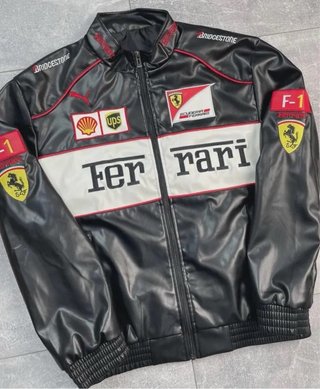 Chaqueta Ferrari de cuero