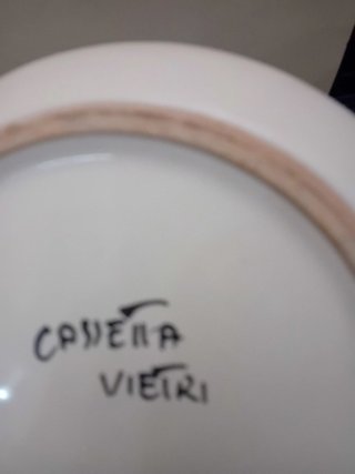 Ceramica Vietri ciotola decorata fiori