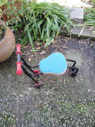 Silla bici infantil azul