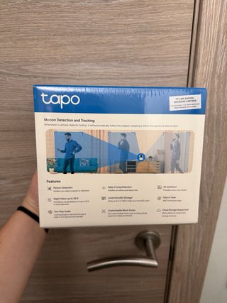 Cámara Seguridad Wi-Fi Tapo Pan/Tilt 2K