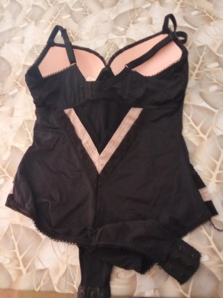 Body Intimo Nero e Rosa Tg 4/5
