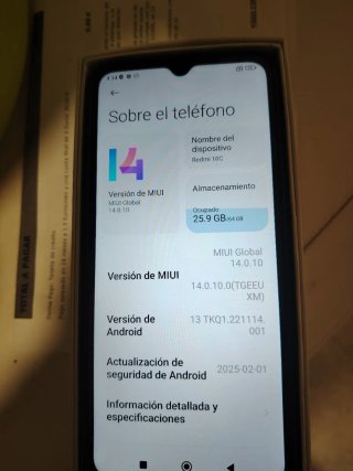 Xiaomi Redmi 10C Negro/Azul Android 13