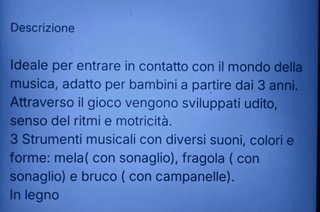 Set percussioni in legno: mela, fragola, bruco P28