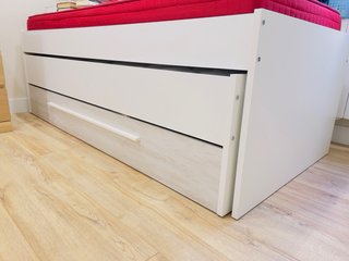 Cama Nido Blanca con Cajones
