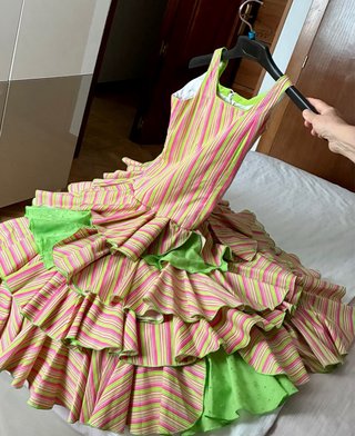 Vestido sevillana flamenca