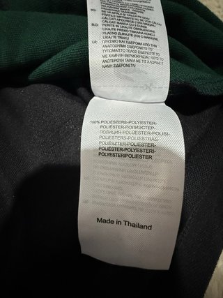Camiseta Lacoste color negro y verde original