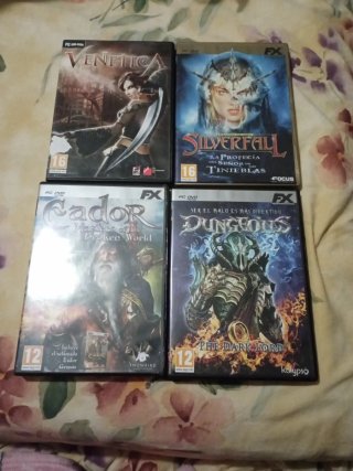 4 Juegos PC: Venetica, Silverfall, Eador, Dungeons